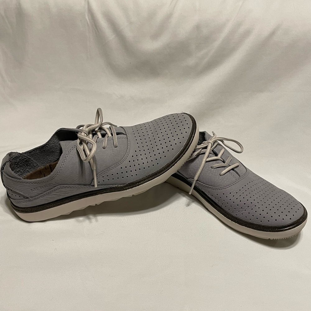 MERRELL Shoes Around Town Lace Air Vetiver Light gray size 7 - Picture 1 of 10